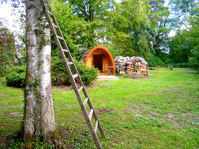 cabane insolite en bois