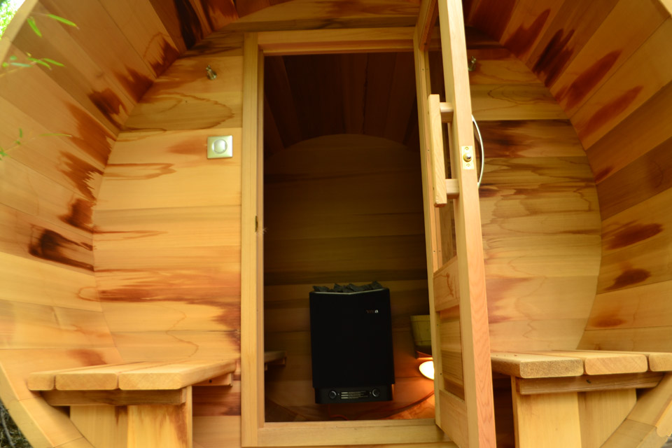 sauna privatif en bois