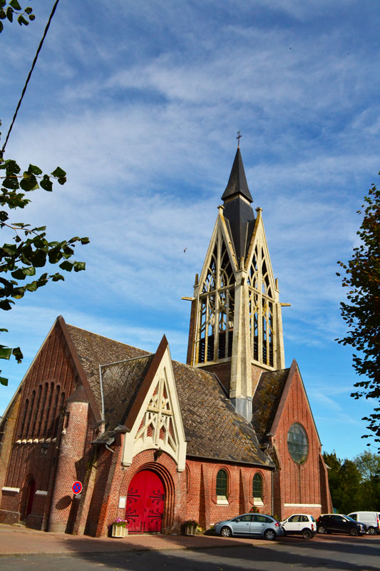 eglise-art-deco de Vermand village gaulois