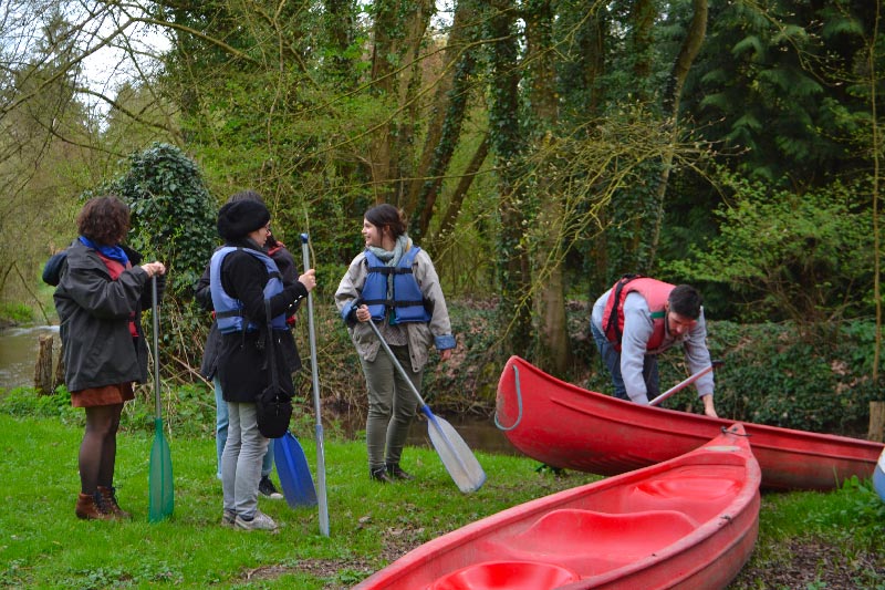 sortie canoe en groupe séjour insolite en picardie