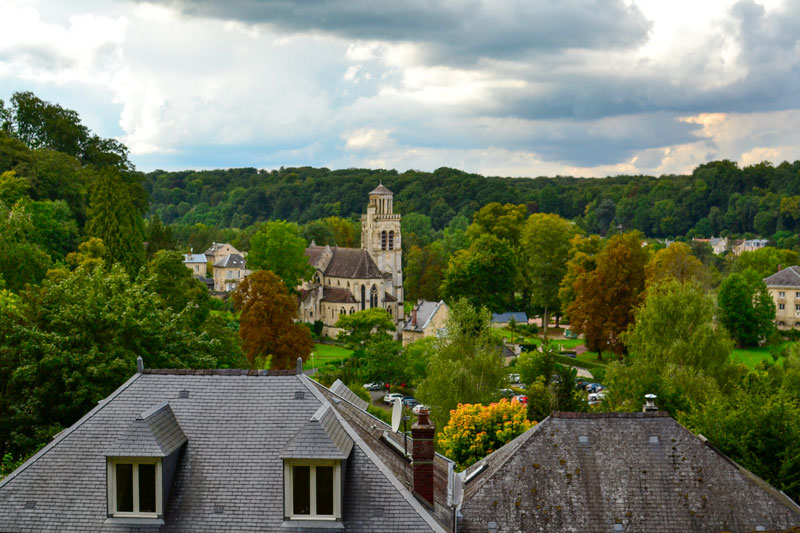 visite pierrefonds vue du château