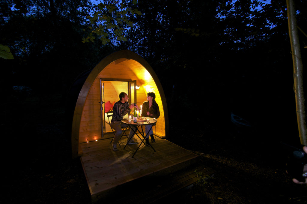 week-end romantique dans une cabane
